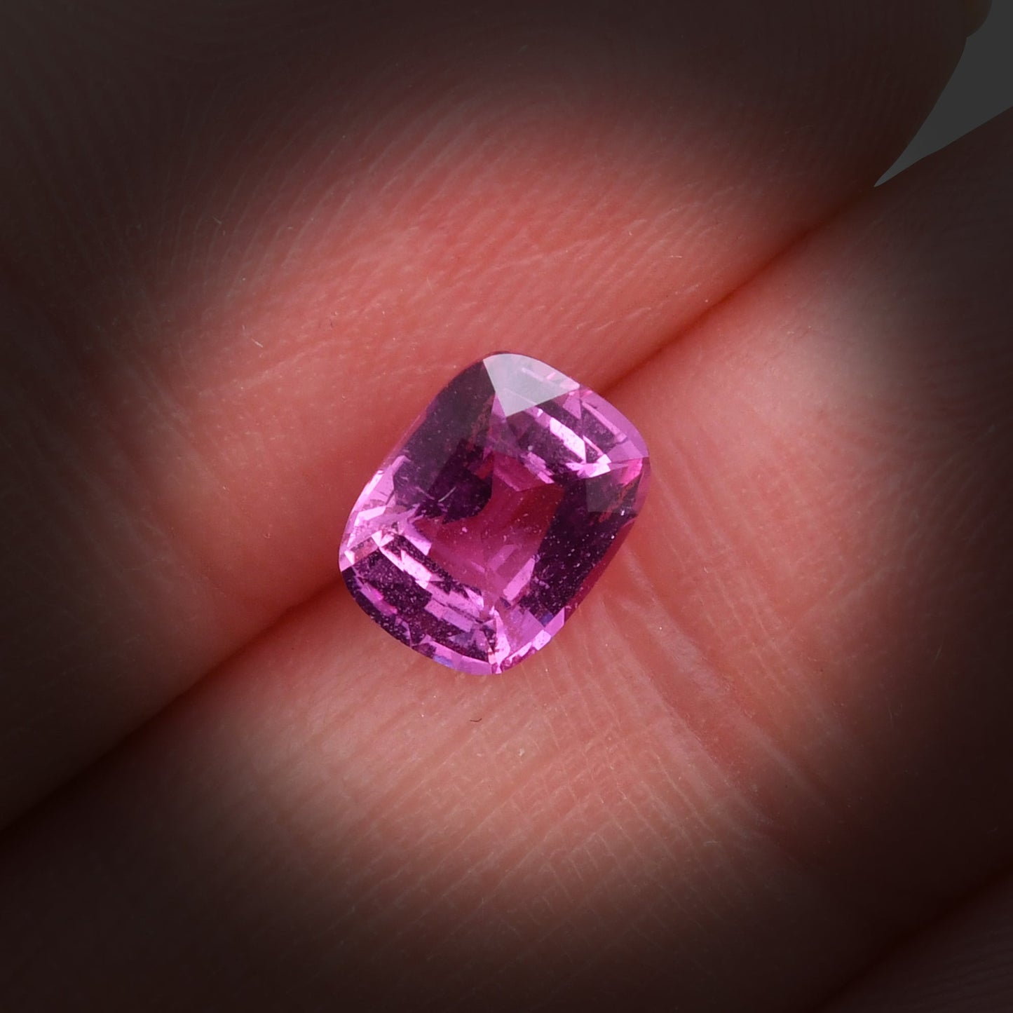1.37 Carat Pink MADAGASCAR Cushion Sapphire
