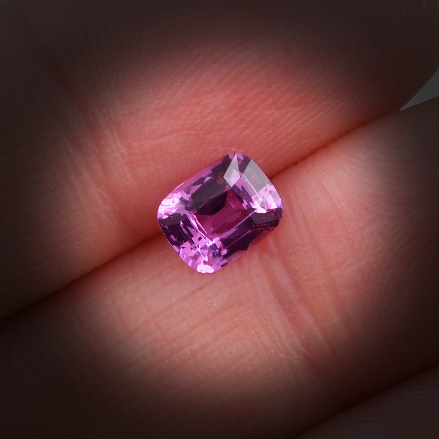 1.07 Carat Pink MADAGASCAR Cushion Sapphire