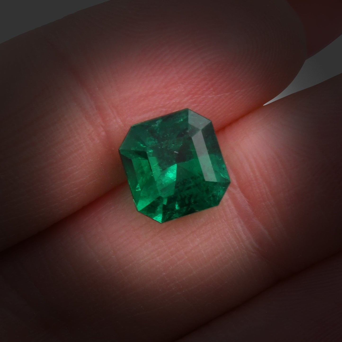 3,44 Karat grüner kolumbianischer Smaragd (Gubelin)