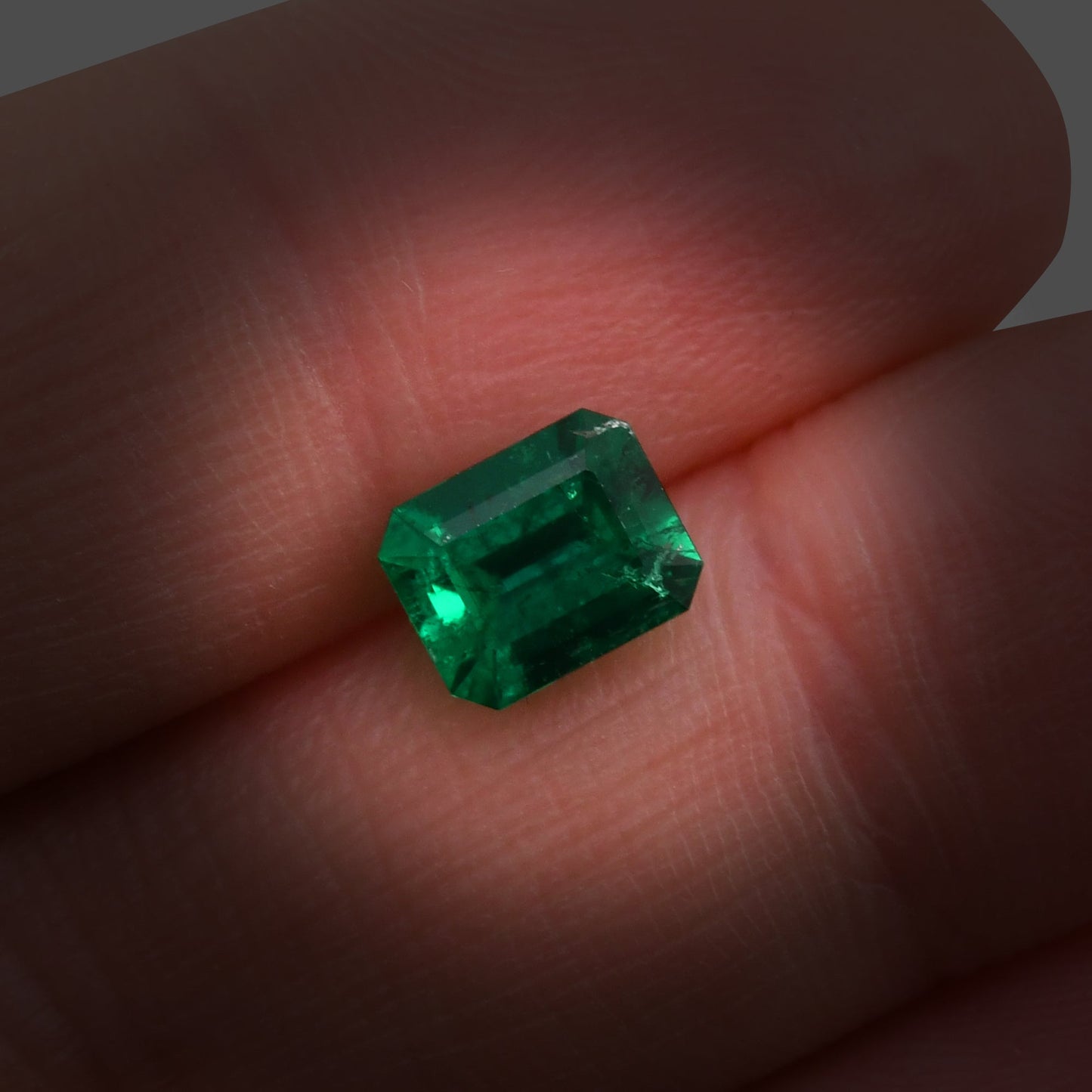 1,20 Karat Grüner kolumbianischer Smaragd Muzo Emerald CD