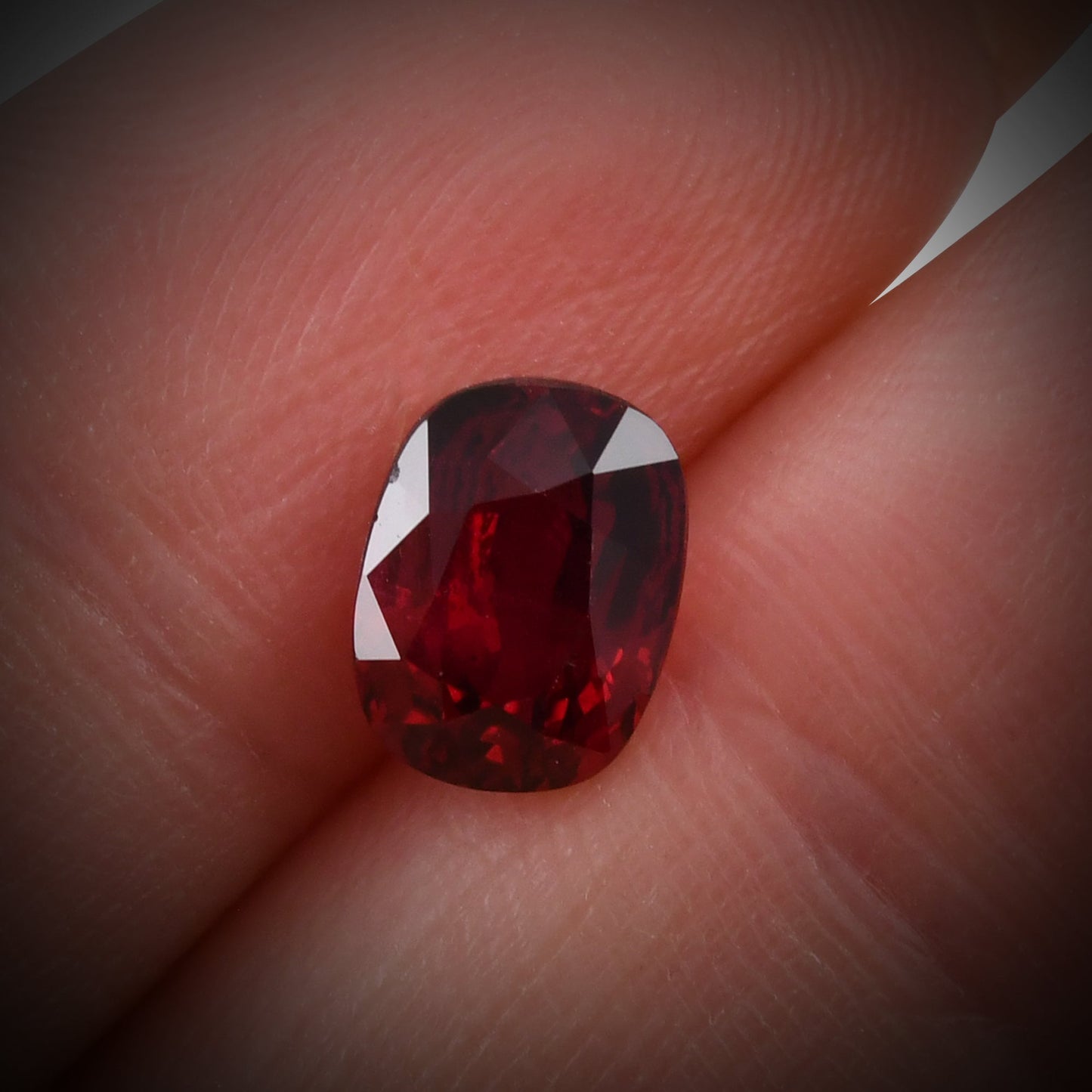 2.61 Carat Red MOZAMBIQUE Cushion Ruby CD