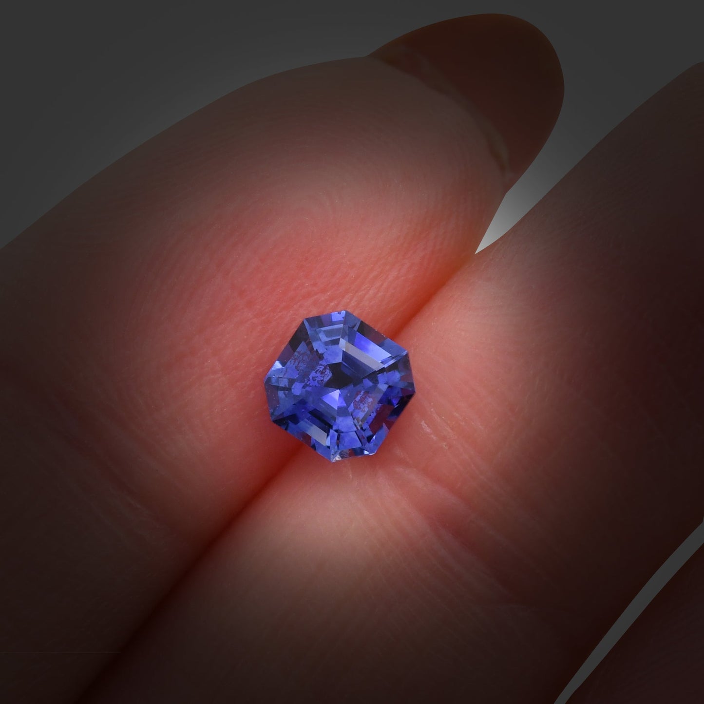 1.05 Carat Blue SRI LANKAN Sq. Emerald Sapphire