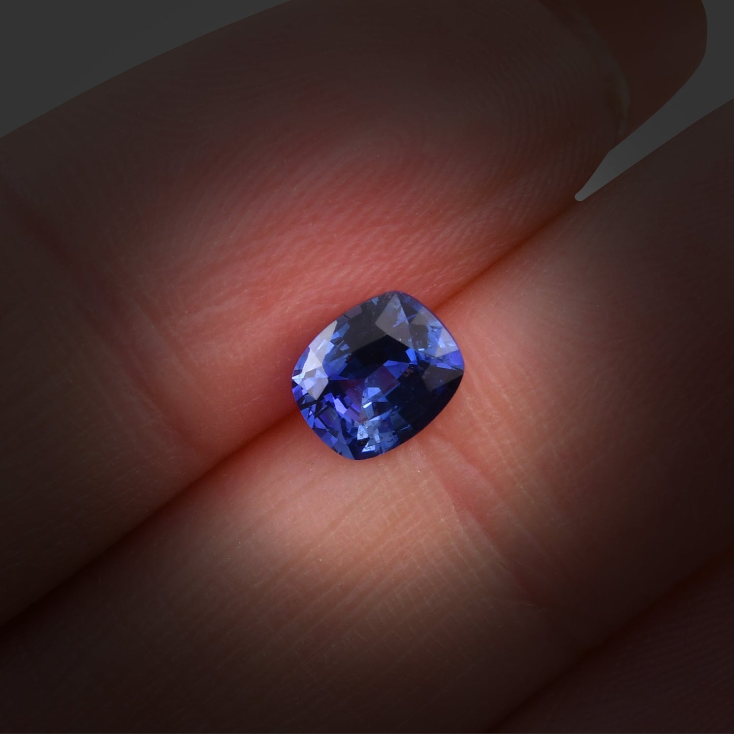 1,14 Karat blauer Kissen-Saphir aus Sri Lanka