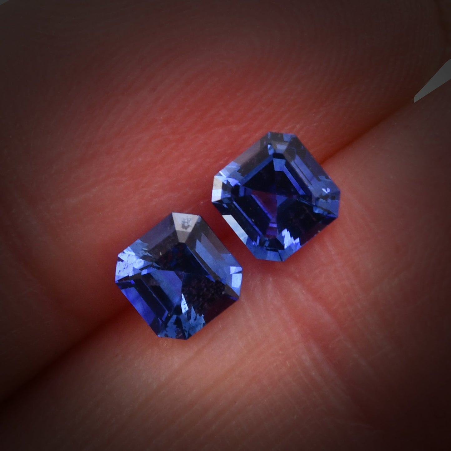 1.43 Carat Blue SRI LANKAN Sq. Emerald Sapphire