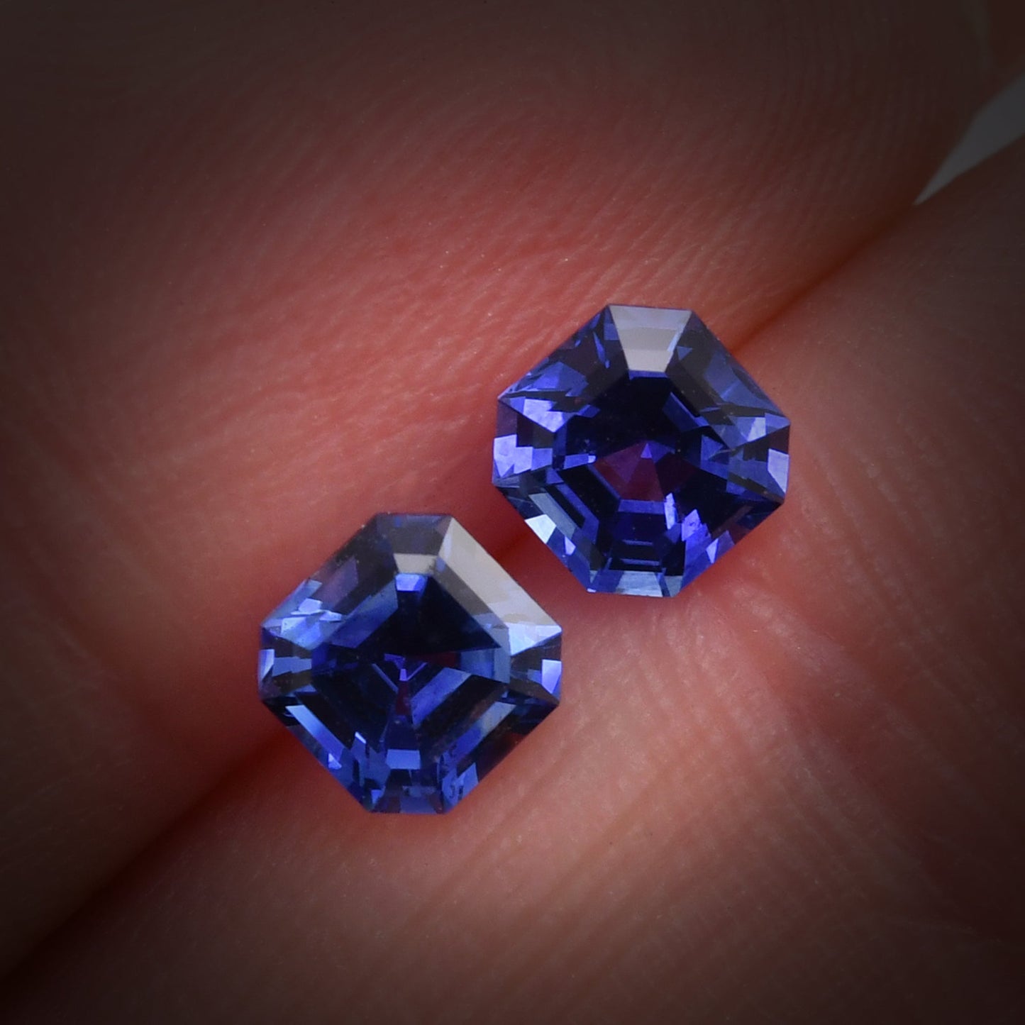 1.56 Carat Blue SRI LANKAN Sq. Emerald Sapphire