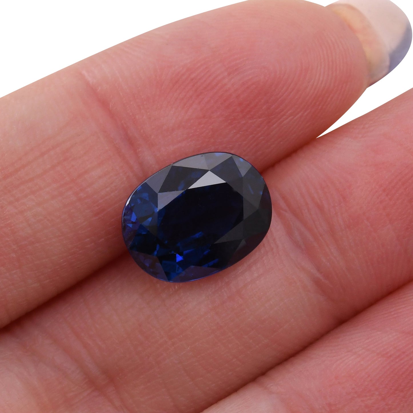 8.42 Carat Blue THAI Oval Sapphire AGL