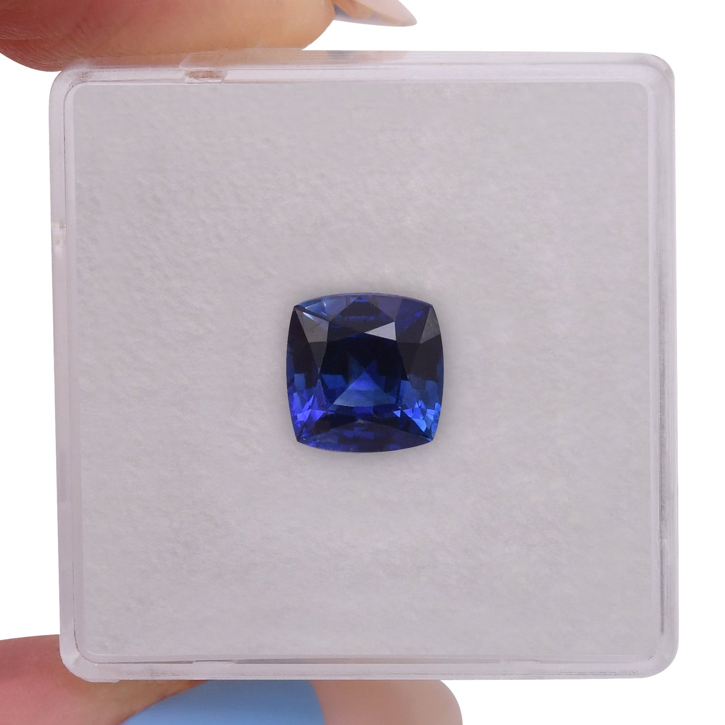 2,48 Karat blauer Kissen-Saphir aus Sri Lanka
