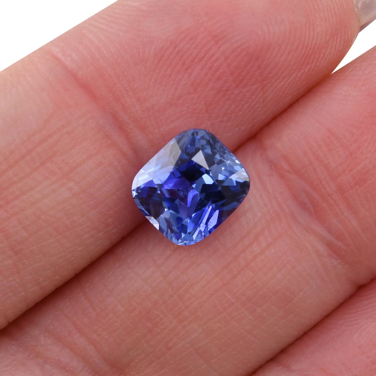 2,91 Karat blauer Kissen-Saphir aus Sri Lanka