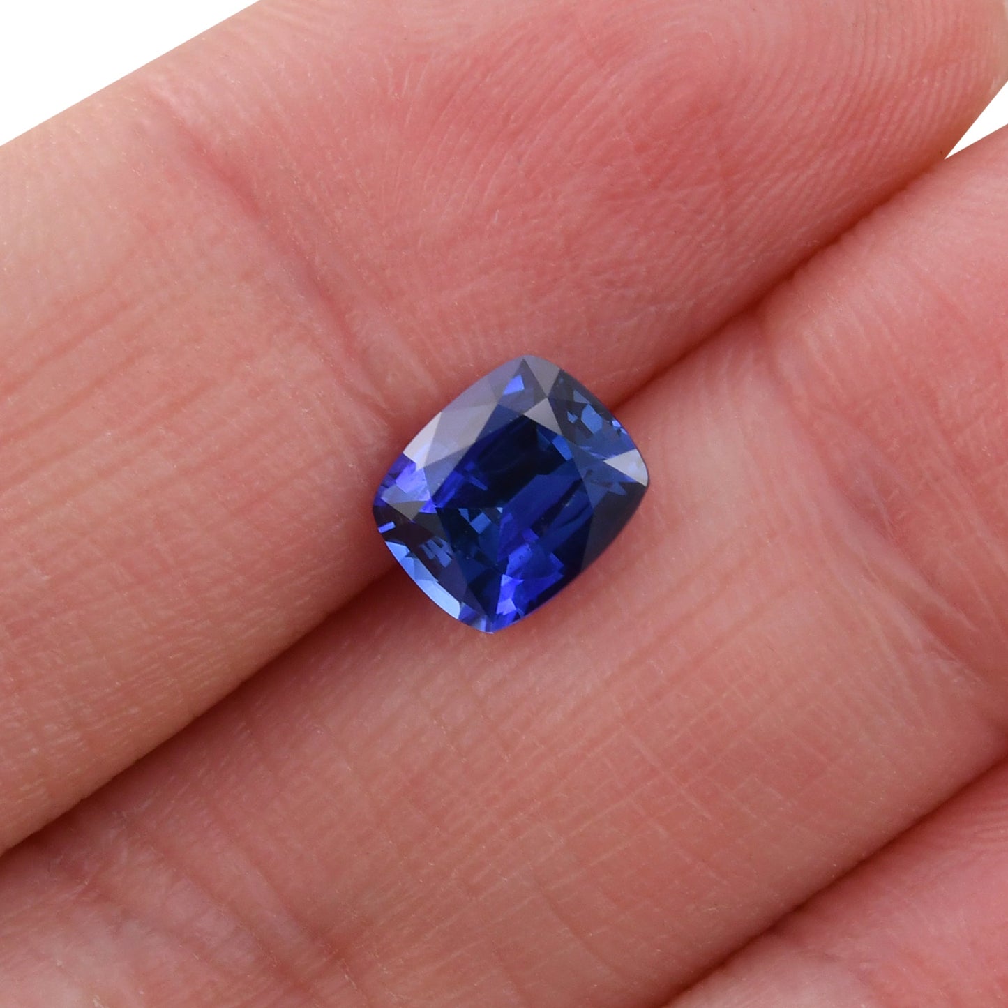 1,53 Karat blauer Kissen-Saphir aus Sri Lanka