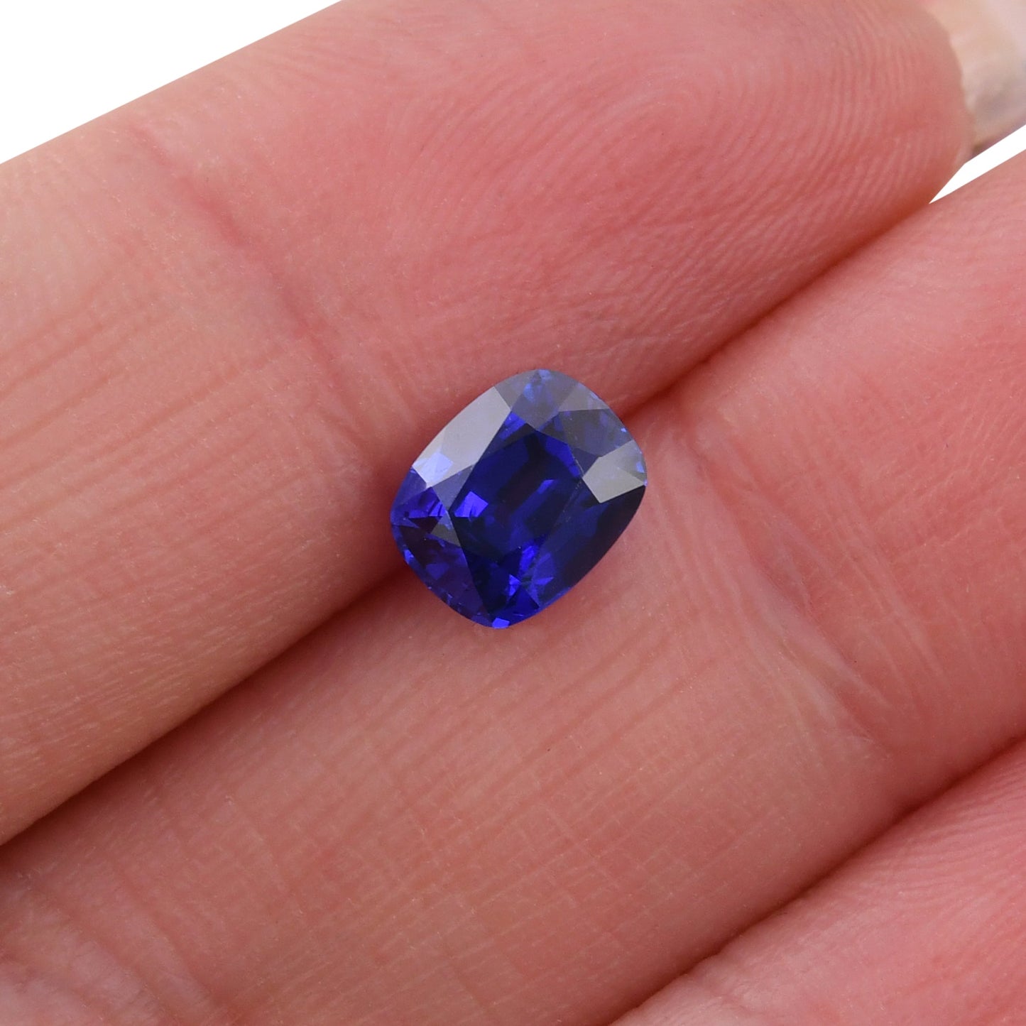 1,66 Karat blauer Kissen-Saphir aus Sri Lanka