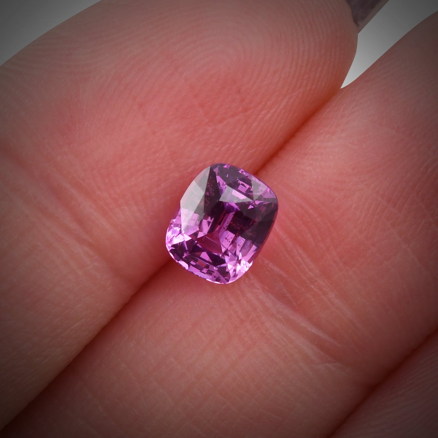 1.58 Carat Pink SRI LANKAN Cushion Sapphire GIA
