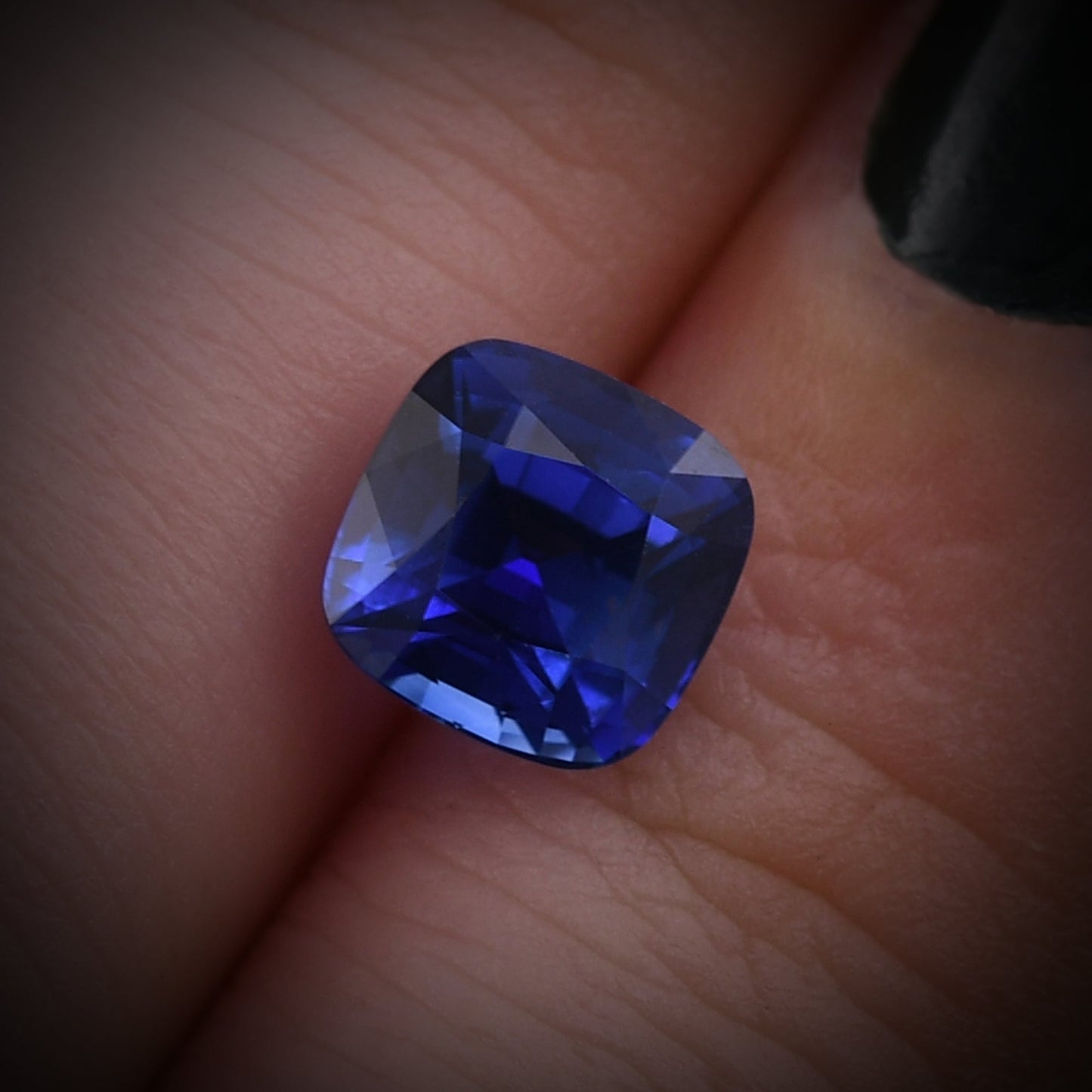 2.53 Carat Blue SRI LANKAN Cushion Sapphire
