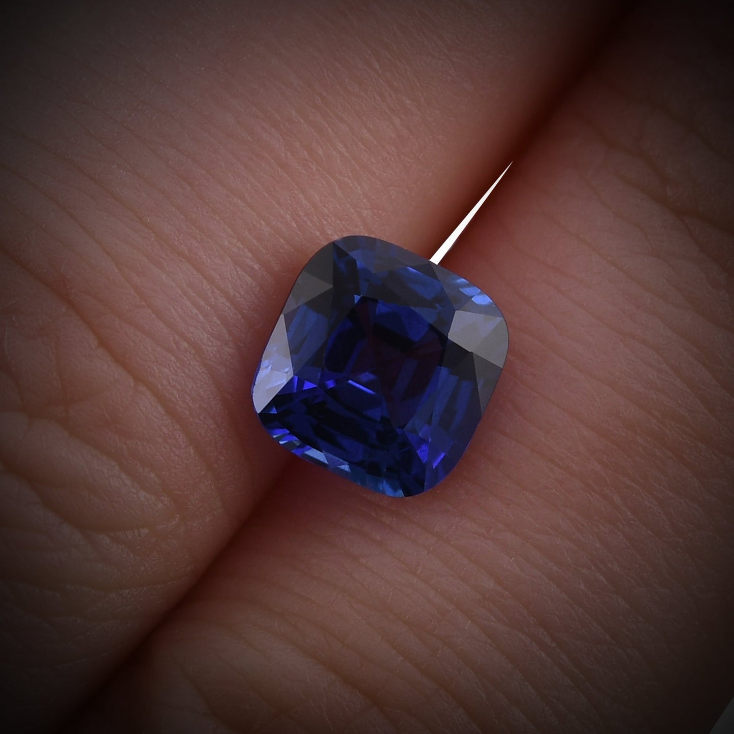 2.32 Carat Blue SRI LANKAN Cushion Sapphire