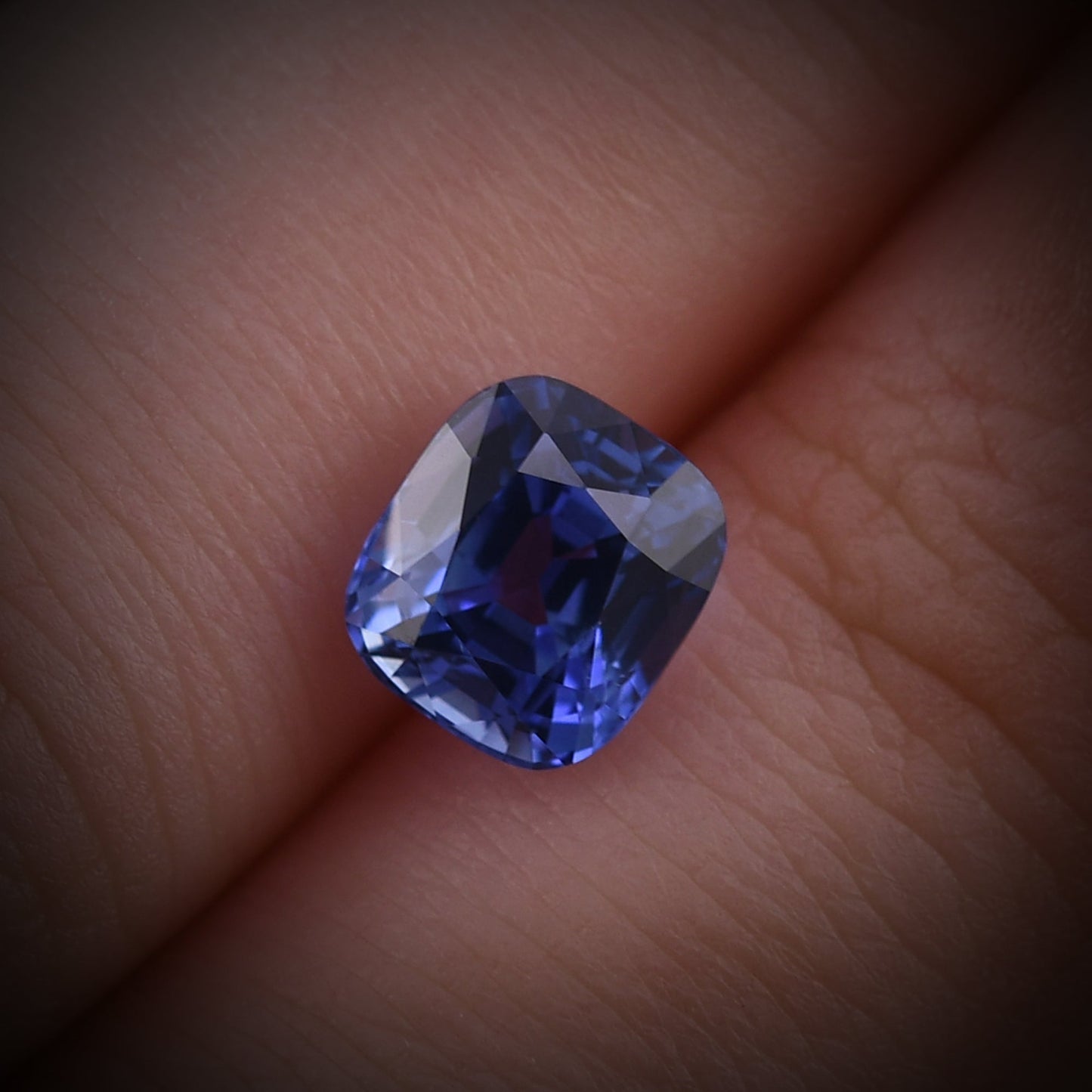 2.41 Carat Blue SRI LANKAN Cushion Sapphire