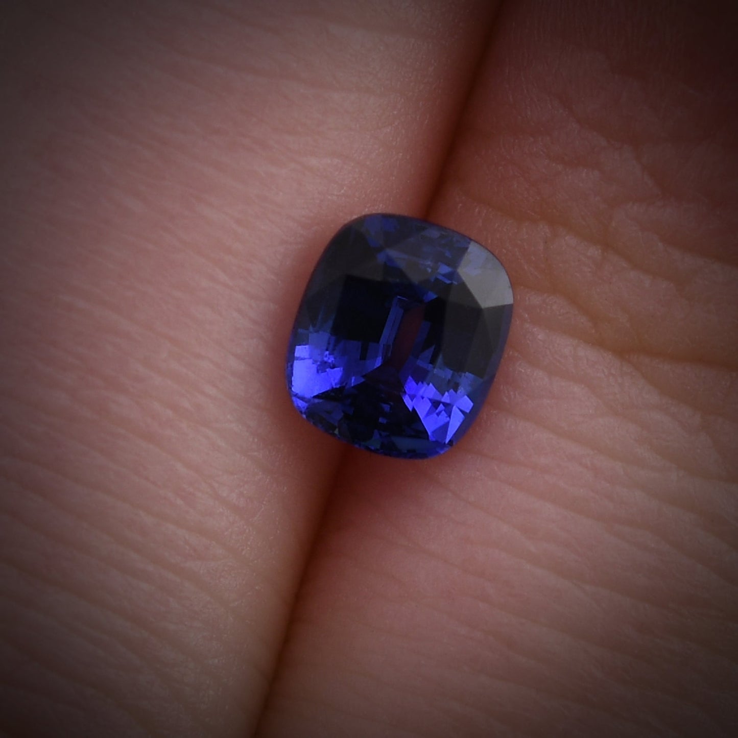 1,03 Karat blauer Kissen-Saphir aus Sri Lanka