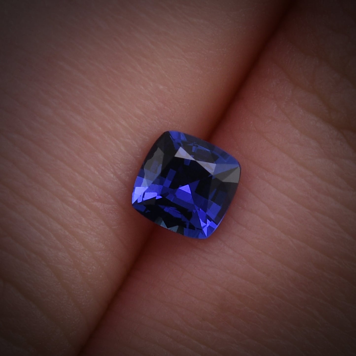 0.69 Carat Blue SRI LANKAN Cushion Sapphire
