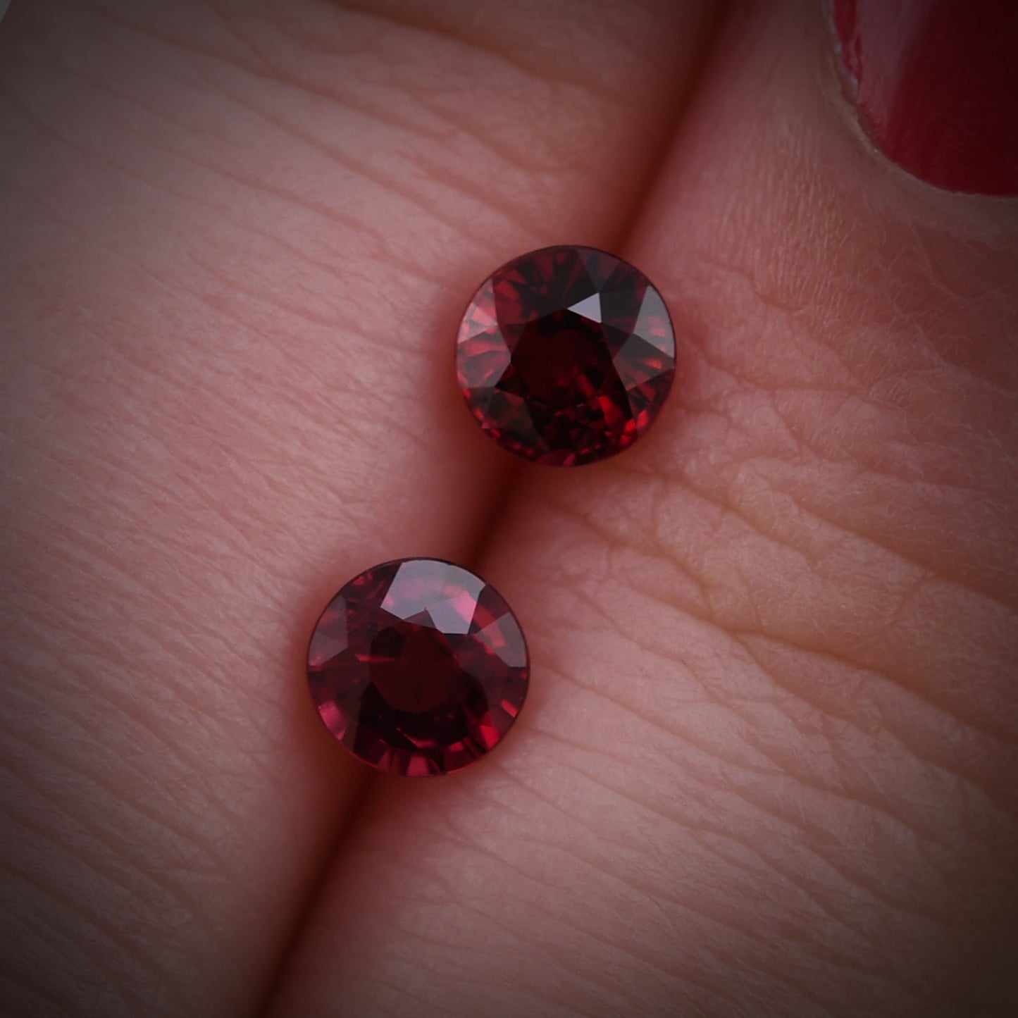 1.29 Carat Red MOZAMBICAN Round Ruby