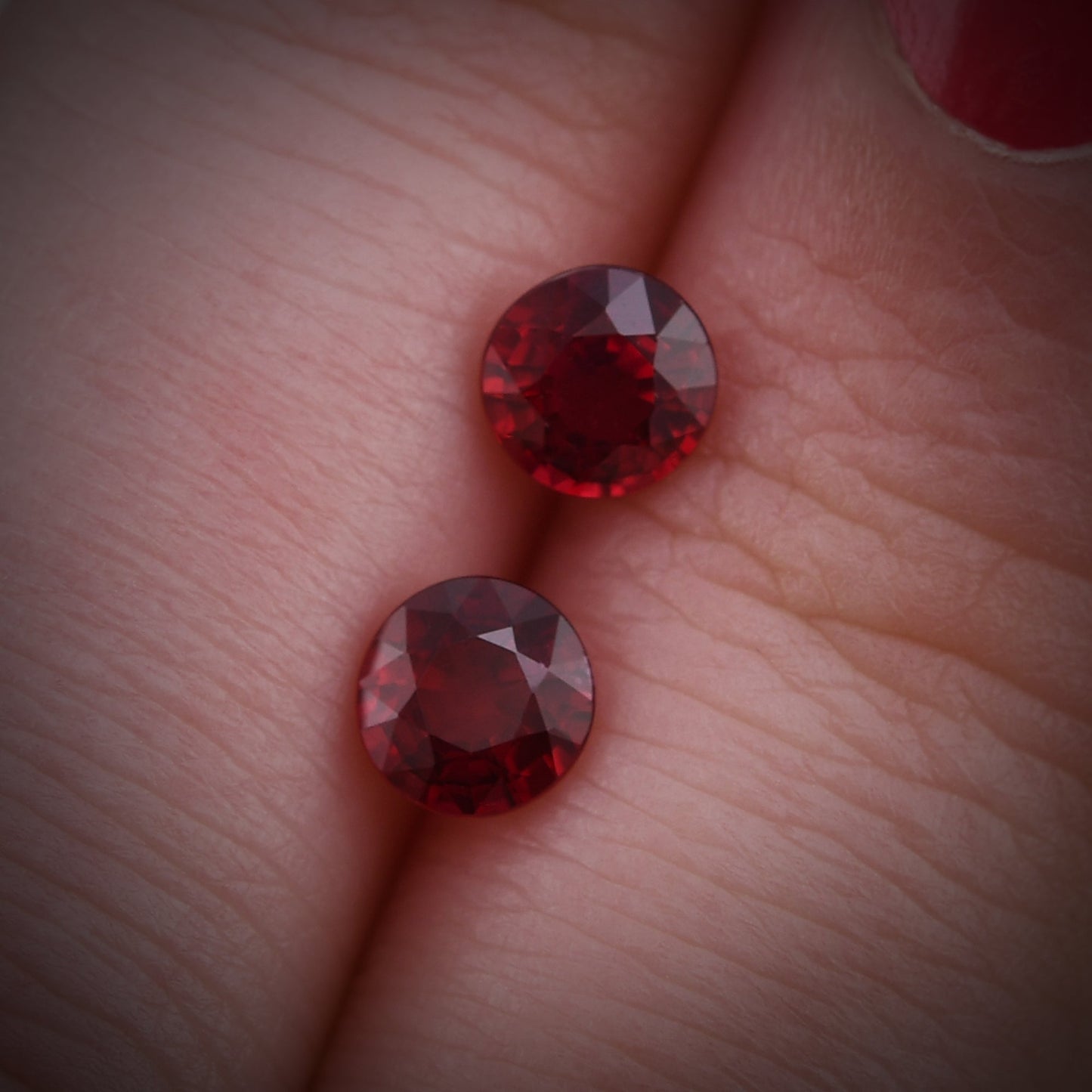 1.23 Carat Red MOZAMBICAN Round Ruby