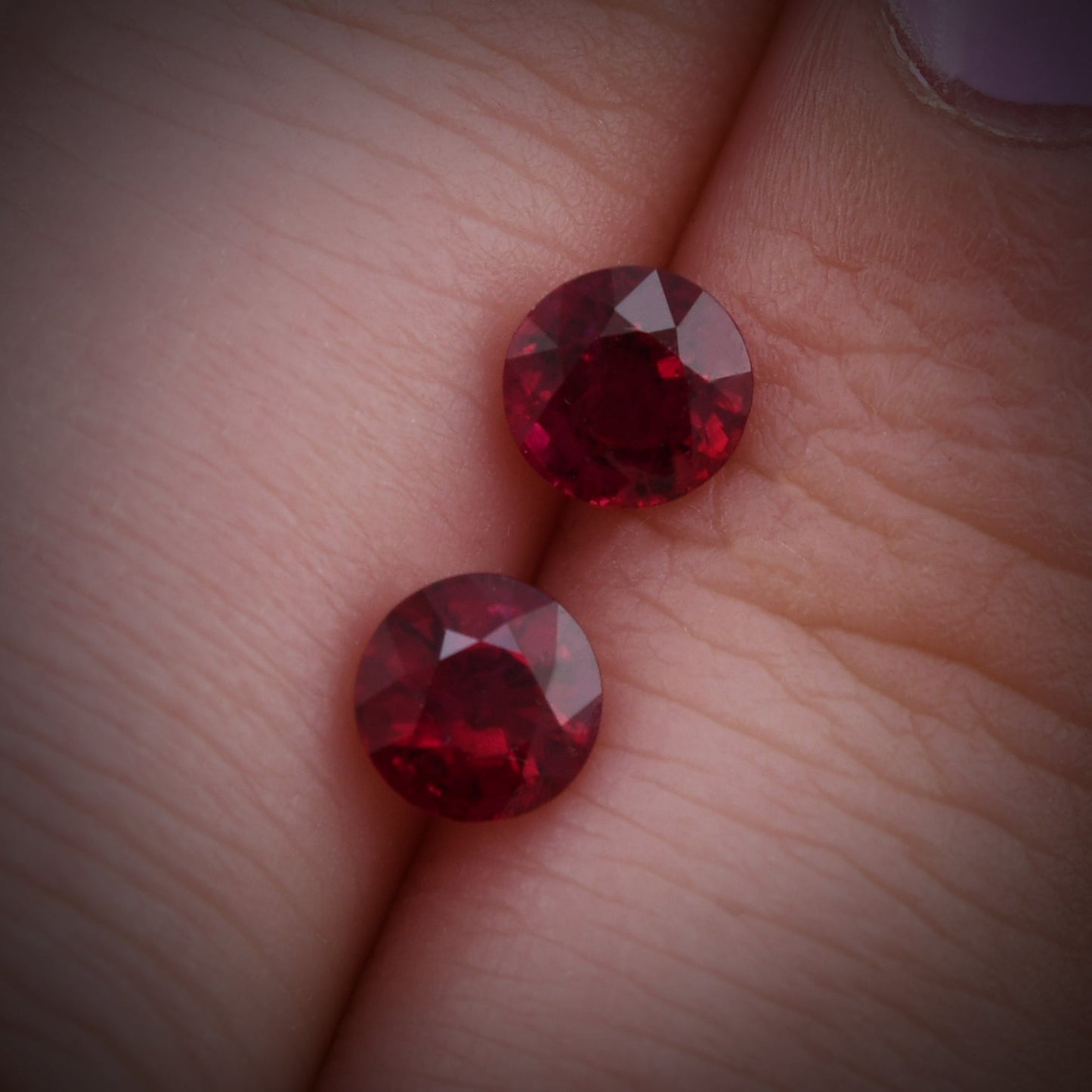 1.29 Carat Red MOZAMBICAN Round Ruby