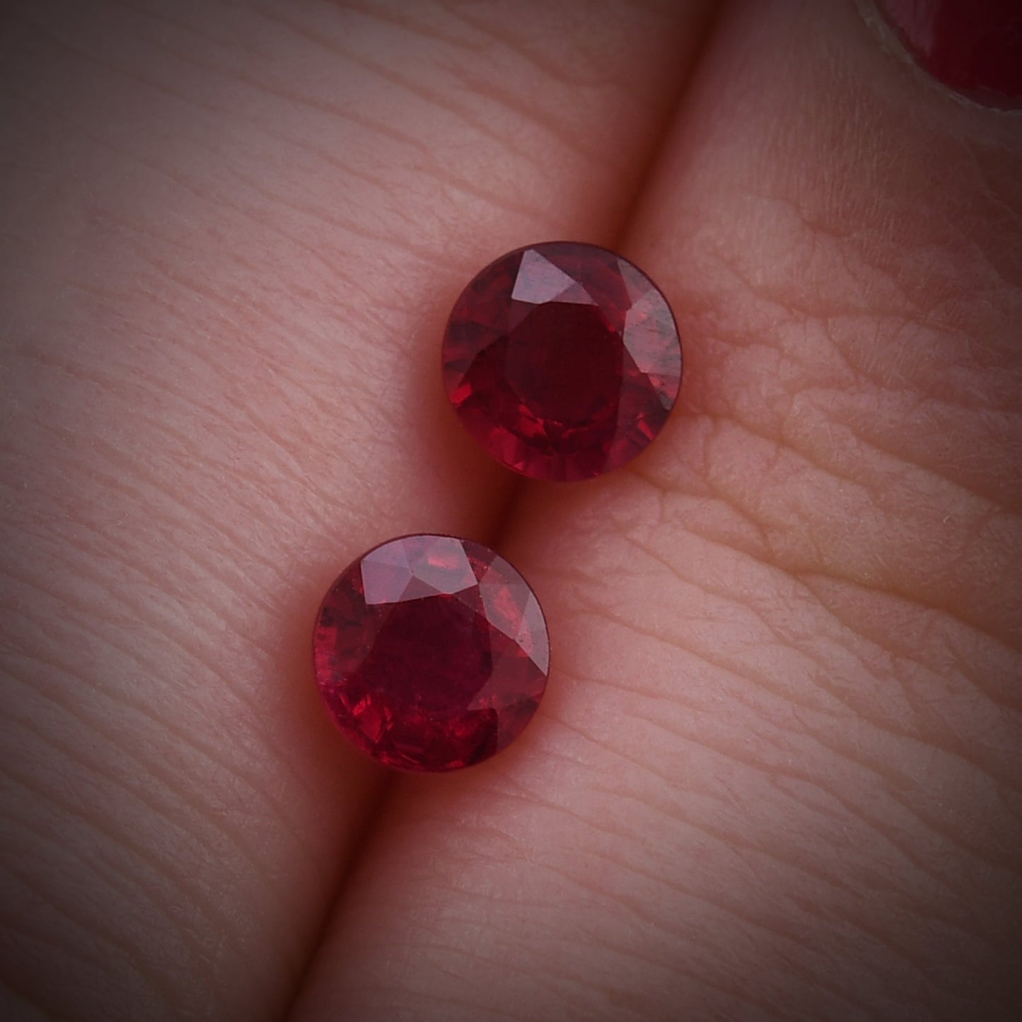 1.41 Carat Red MOZAMBICAN Round Ruby
