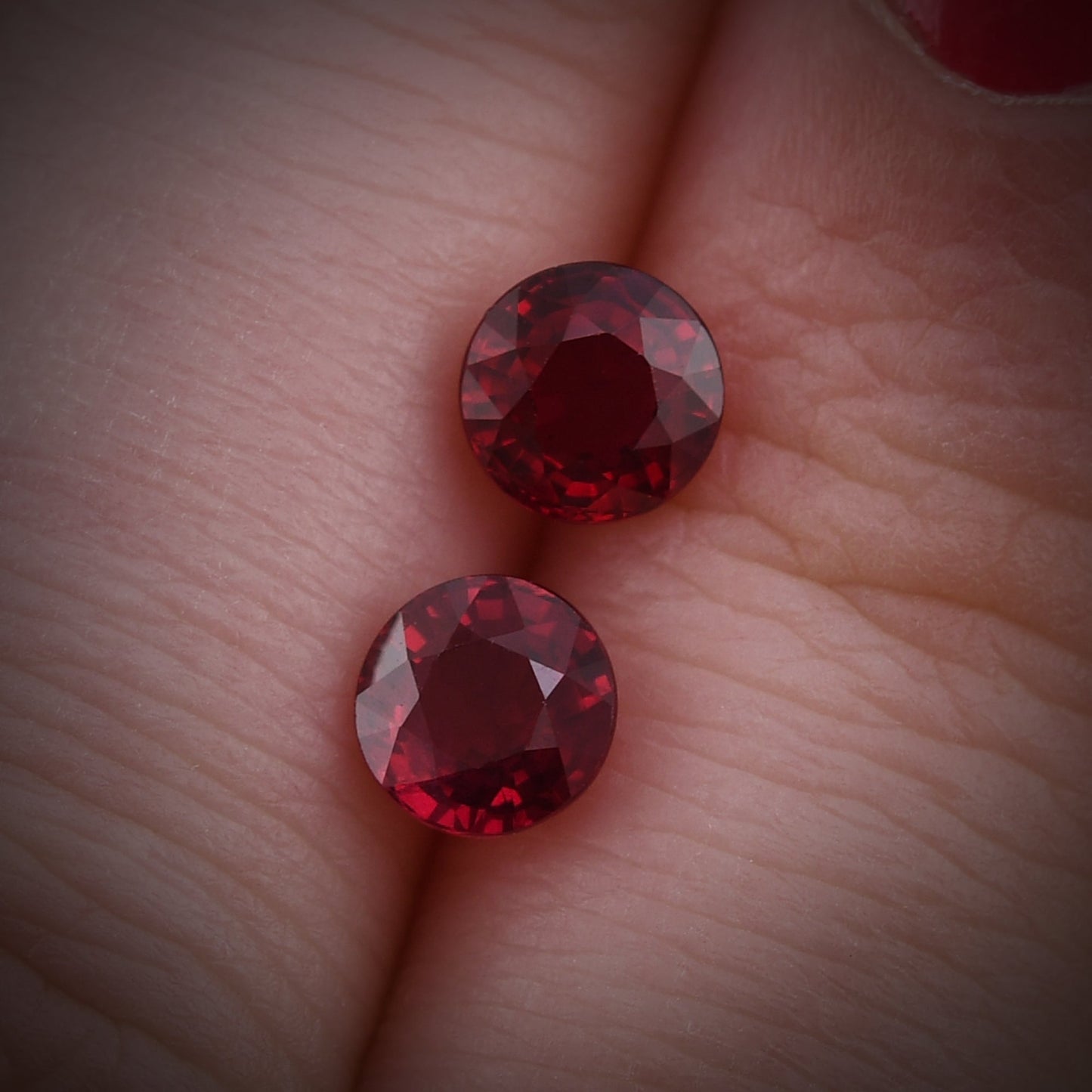 1.77 Carat Red MOZAMBICAN Round Ruby
