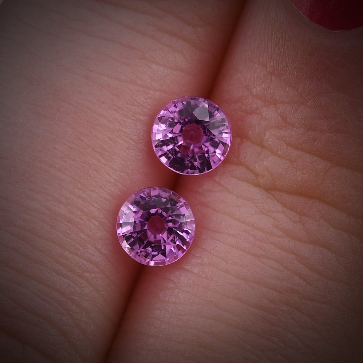 1.28 Carat Pink MADAGASCAR Round Sapphire