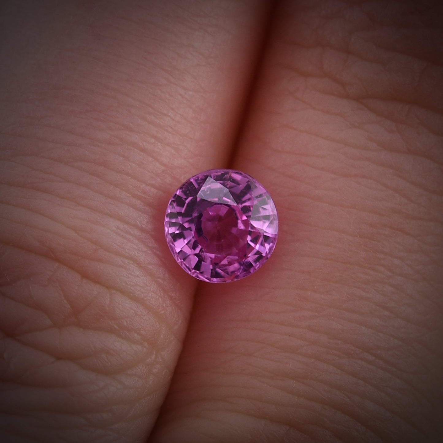 1.36 Carat Pink MADAGASCAR Round Sapphire