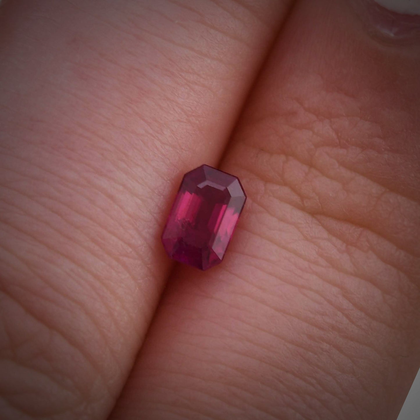 0.63 Carat Red BURMESE Emerald Ruby