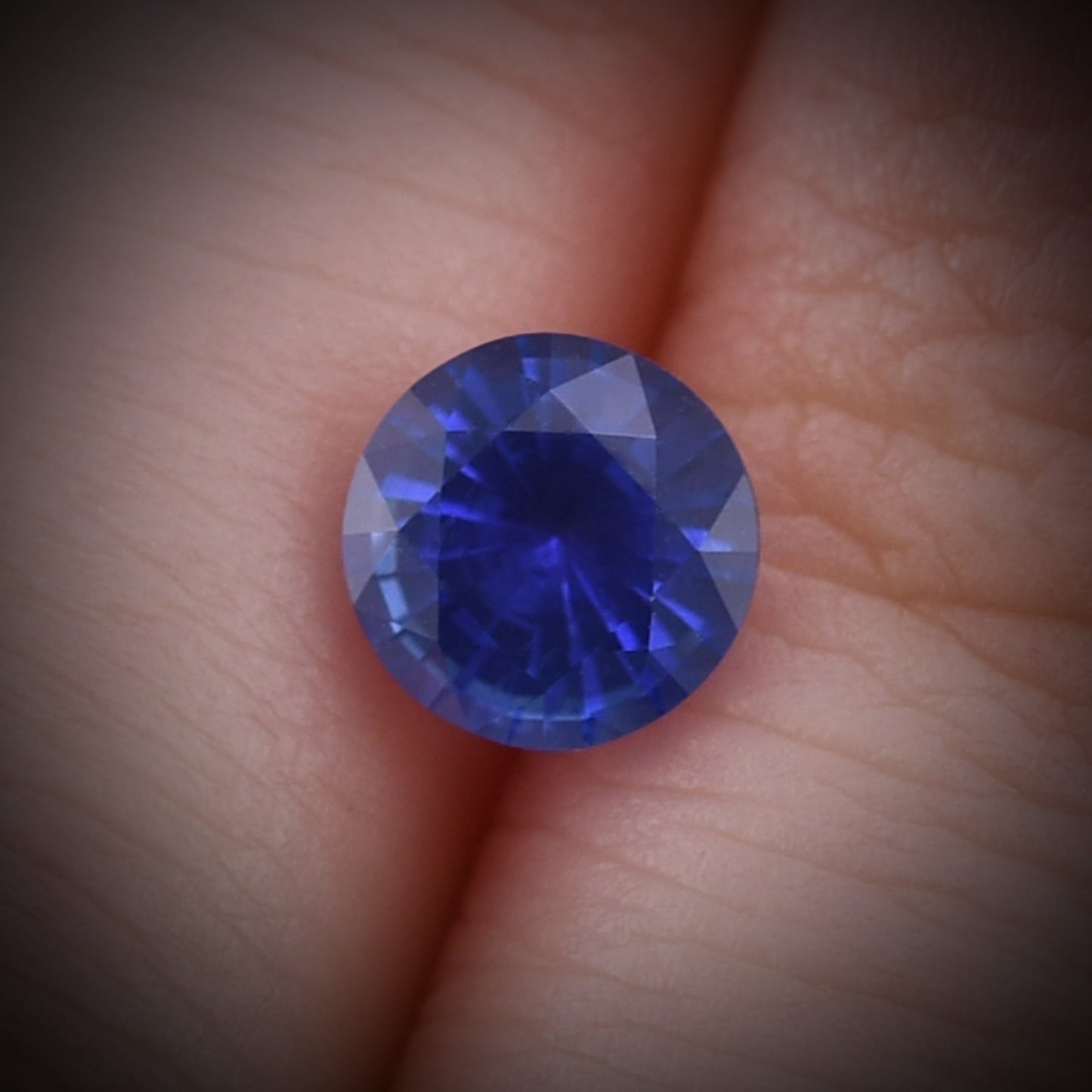 1.08 Carat Blue SRI LANKAN Round Sapphire