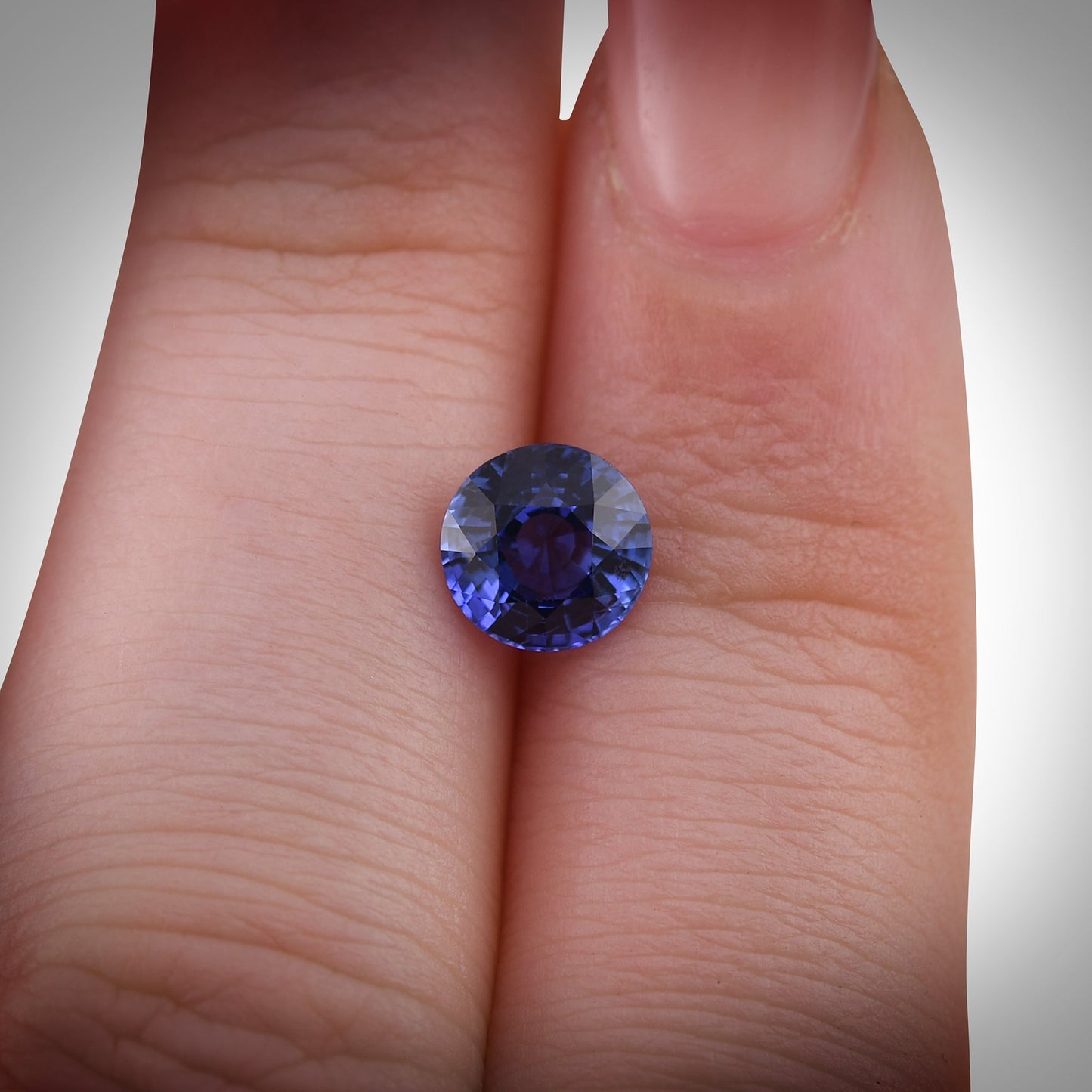 1.68 Carat Blue SRI LANKAN Round Sapphire