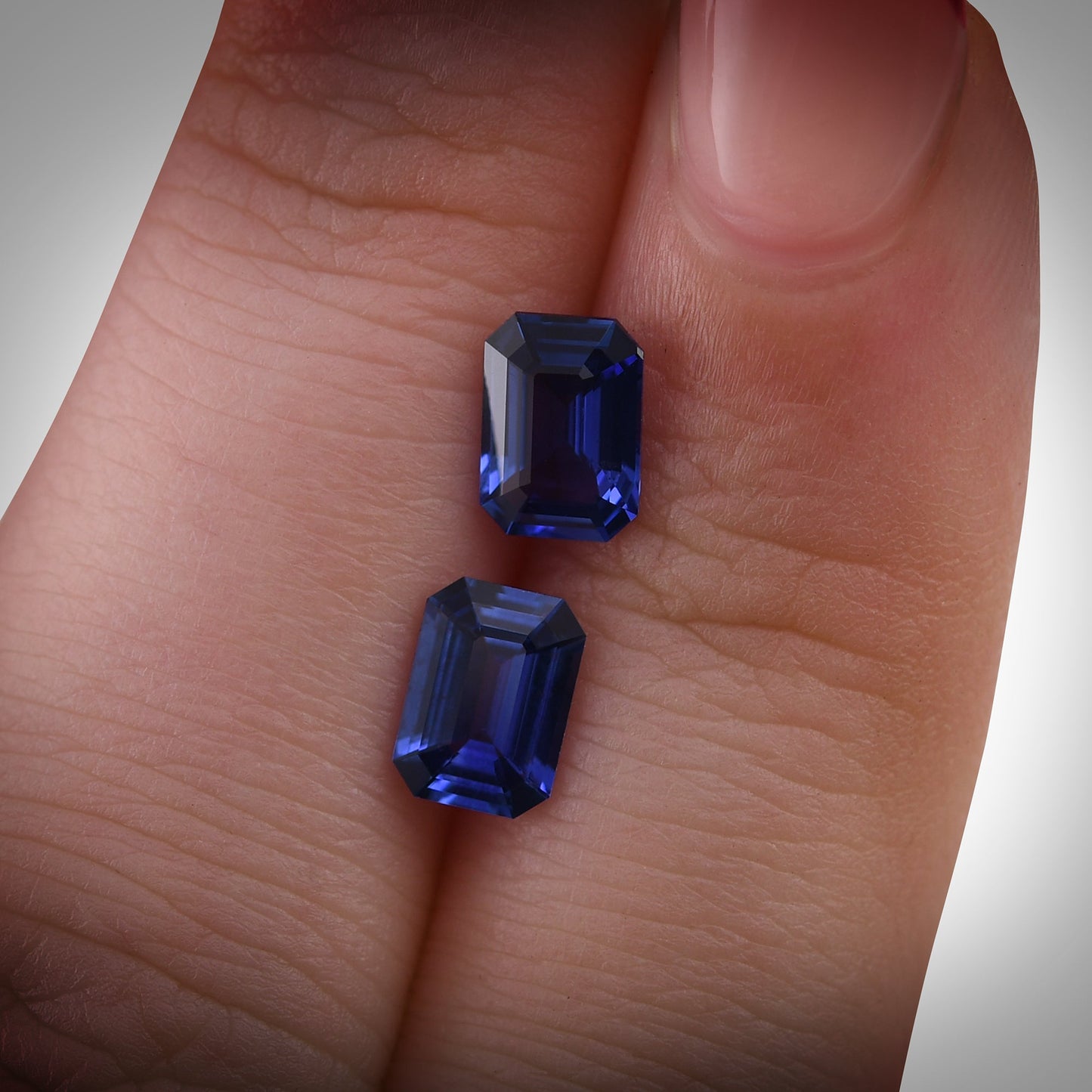 2,06 Karat blauer Smaragd-Saphir aus Sri Lanka
