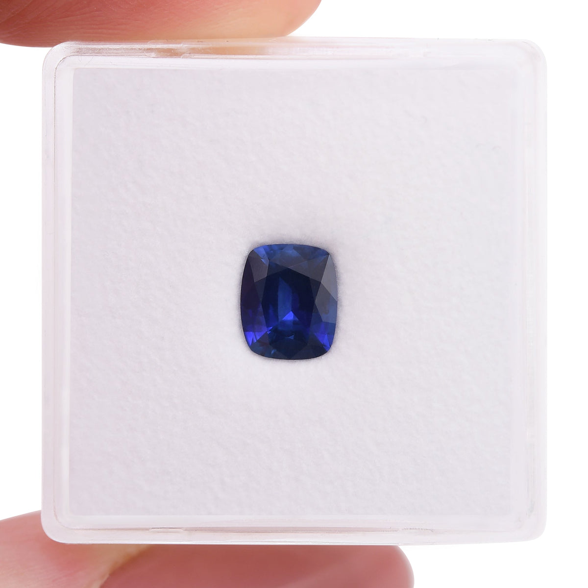 1,04 Karat blauer Kissen-Saphir aus Sri Lanka