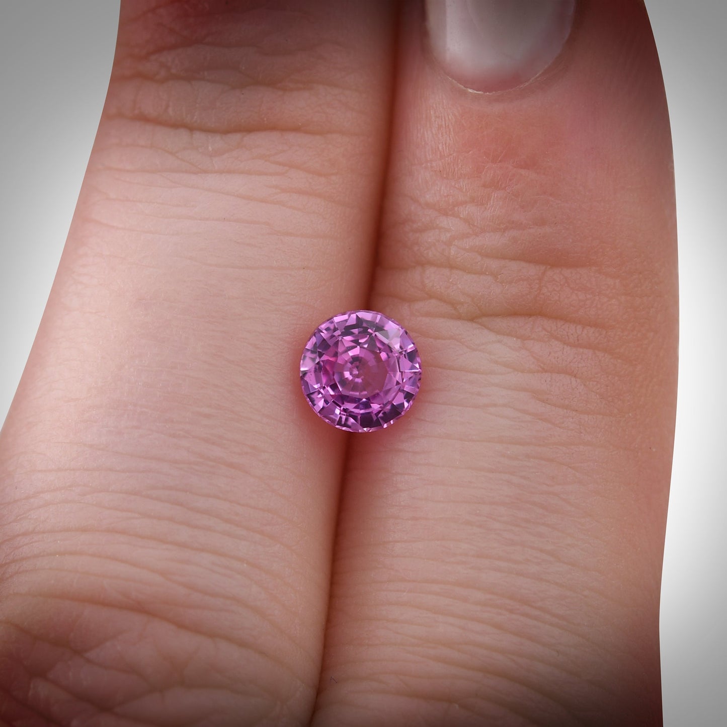 1.00 Carat Pink MADAGASCAR Round Sapphire