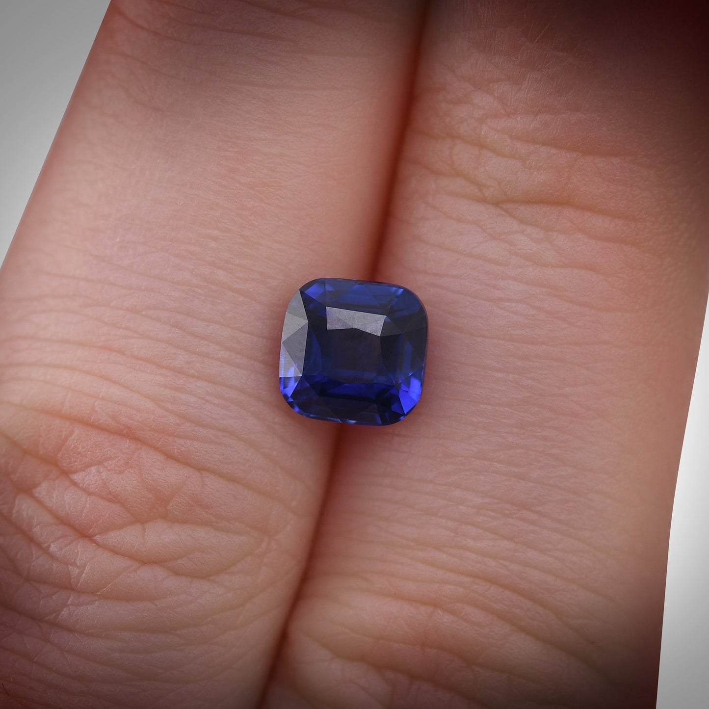 2.05 Carat Blue SRI LANKAN Cushion Sapphire
