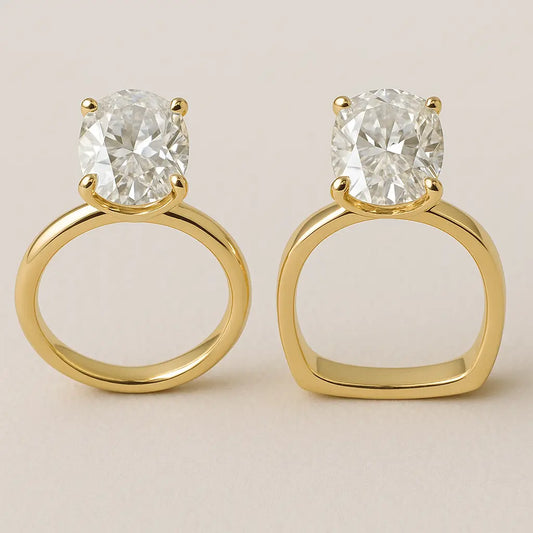 Dein Ring dreht sich ständig am Finger – vielleicht ist der European Shank die Lösung?