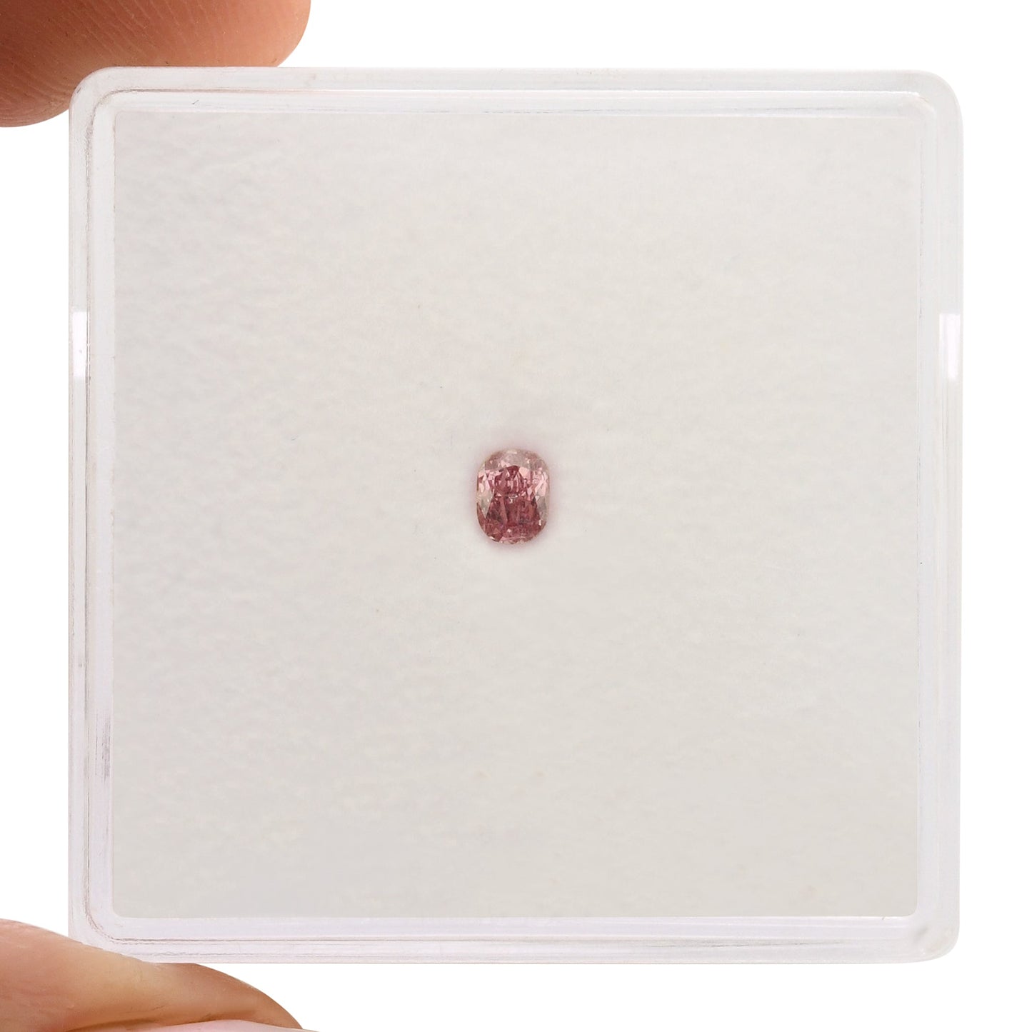 0,07 Karat Fancy Vivid Pink Cushion Diamant (SI1) GIA