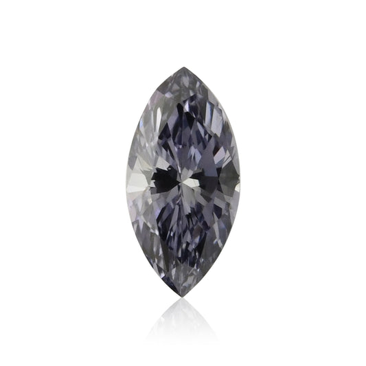 0,10 Karat Fancy Gray Violet Marquise Diamant (VS2) GIA