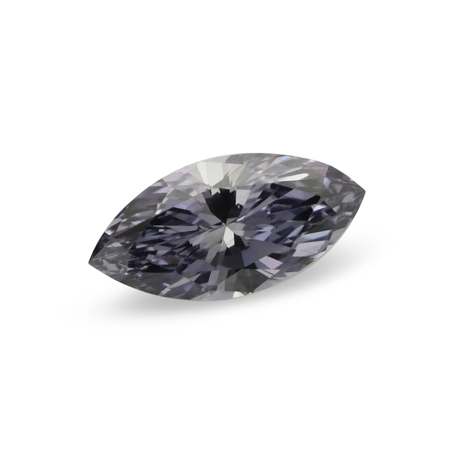 0,10 Karat Fancy Gray Violet Marquise Diamant (VS2) GIA