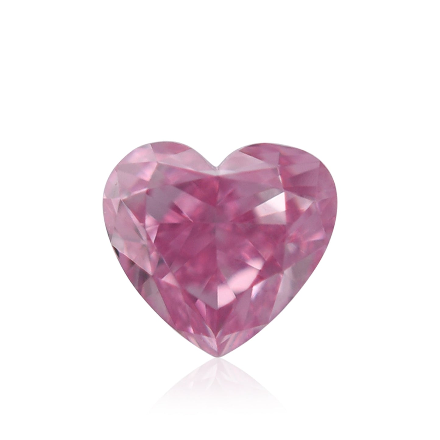 0,12 Karat Fancy Vivid Purple Pink Herz-Diamant (VS) GIA