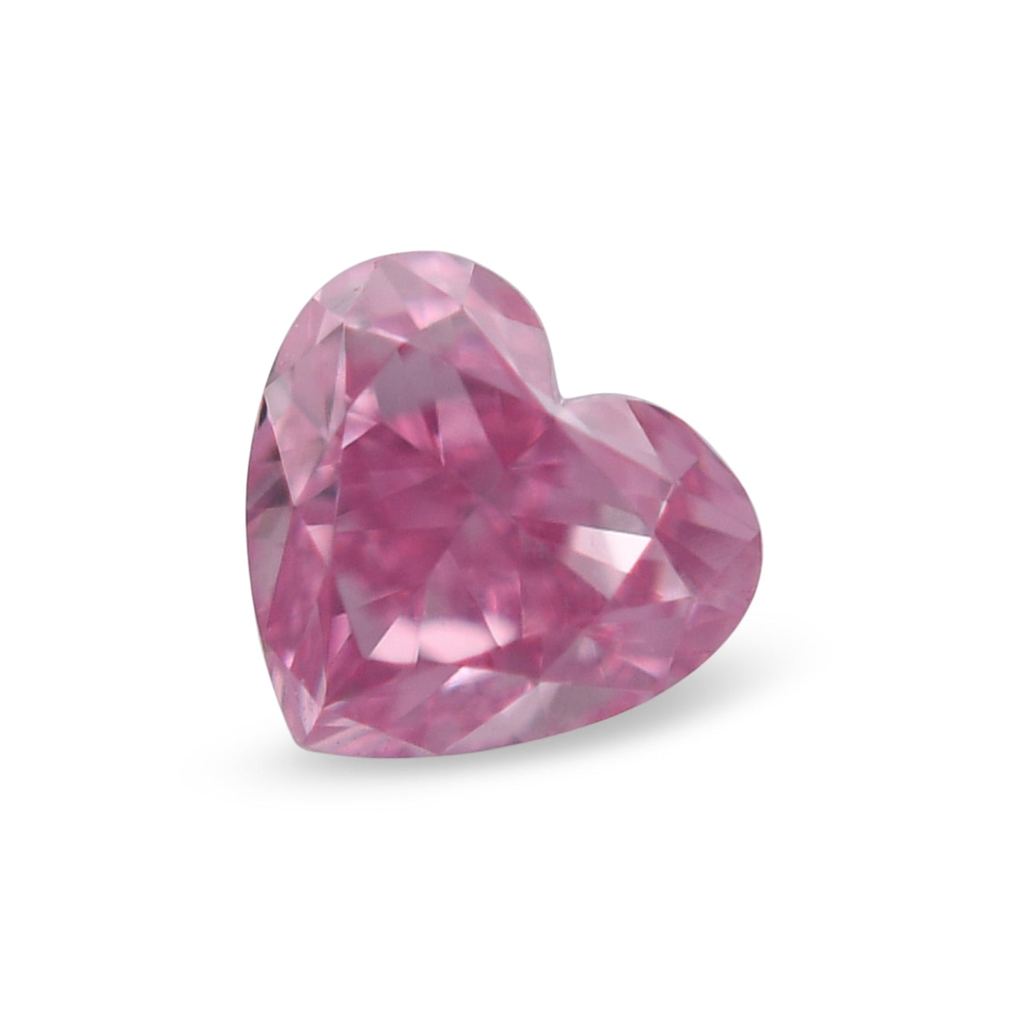 0,12 Karat Fancy Vivid Purple Pink Herz-Diamant (VS) GIA