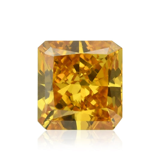 0,13 Karat Fancy Intense Yellow Orange Radiant (VS2) GIA