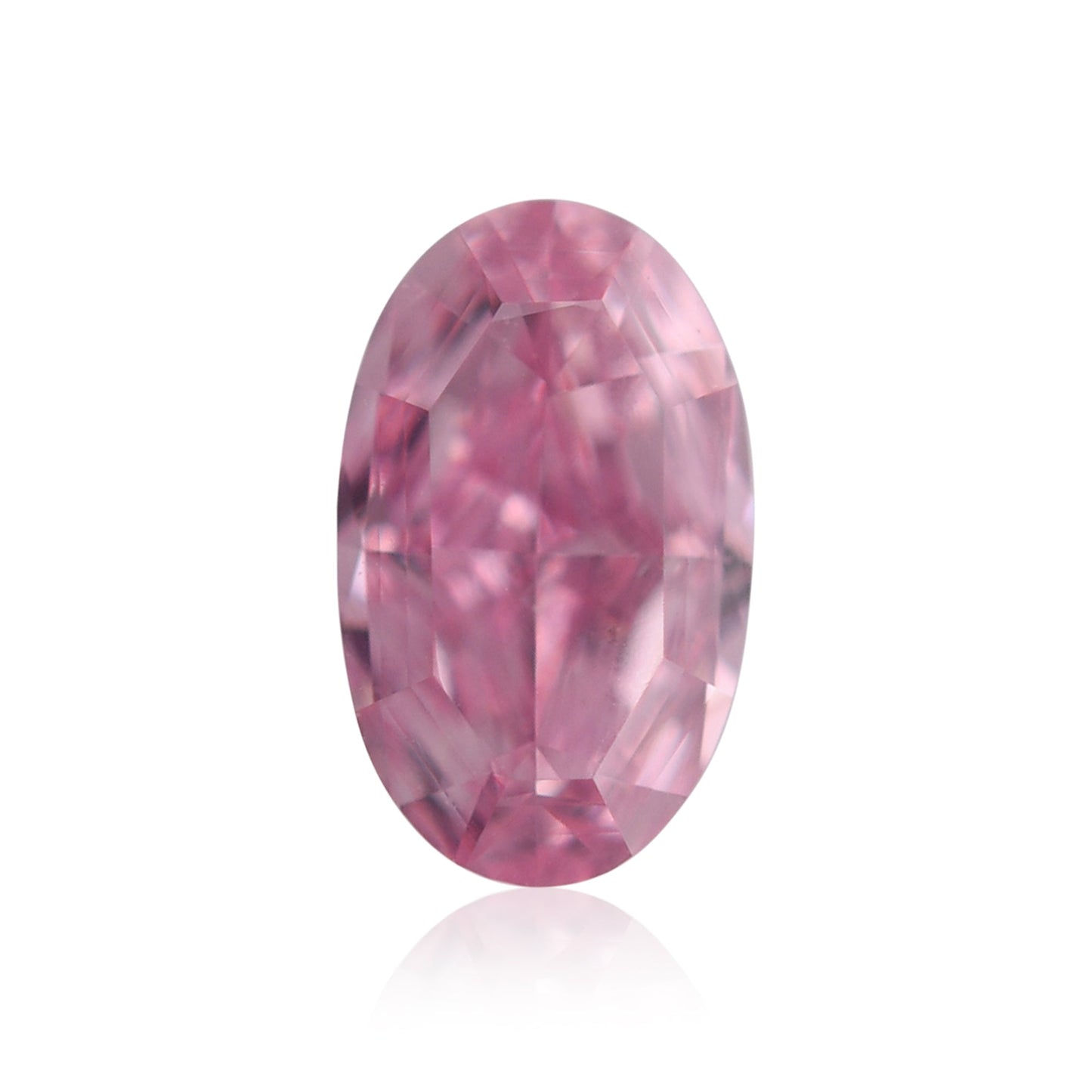 0,13 Karat Fancy Vivid Purplish Pink Ovaler Diamant (VS) GIA