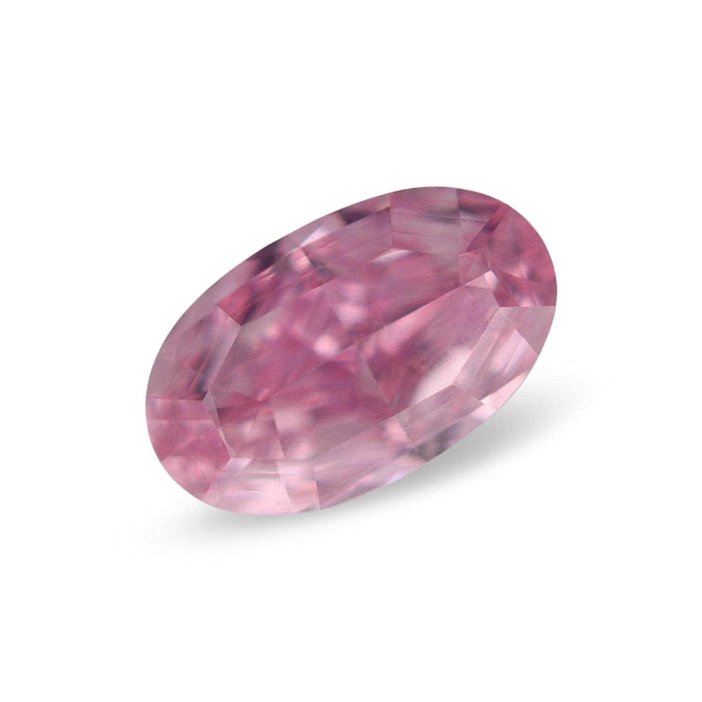 0,13 Karat Fancy Vivid Purplish Pink Ovaler Diamant (VS) GIA
