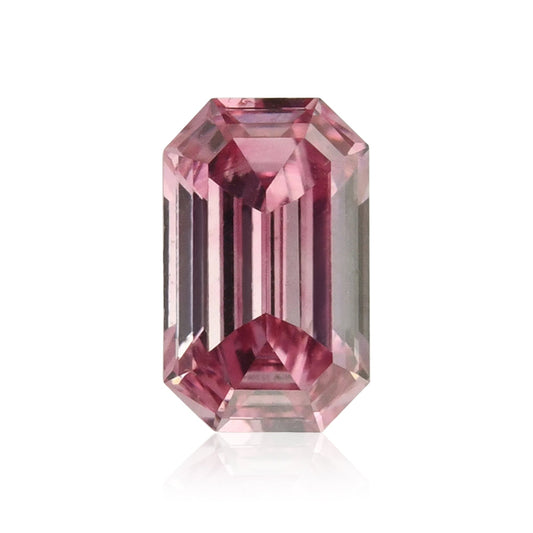 0,13 Karat Fancy Vivid Purplish Pink Emerald Diamond (VS2) GIA