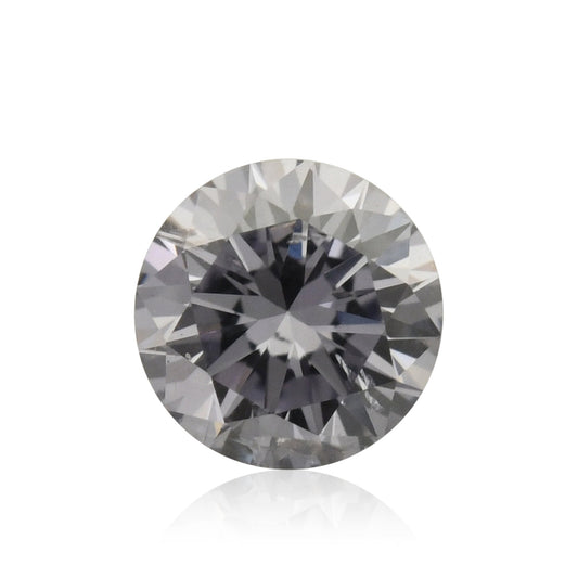 0,14 Karat runder, grauvioletter Diamant (I1) GIA