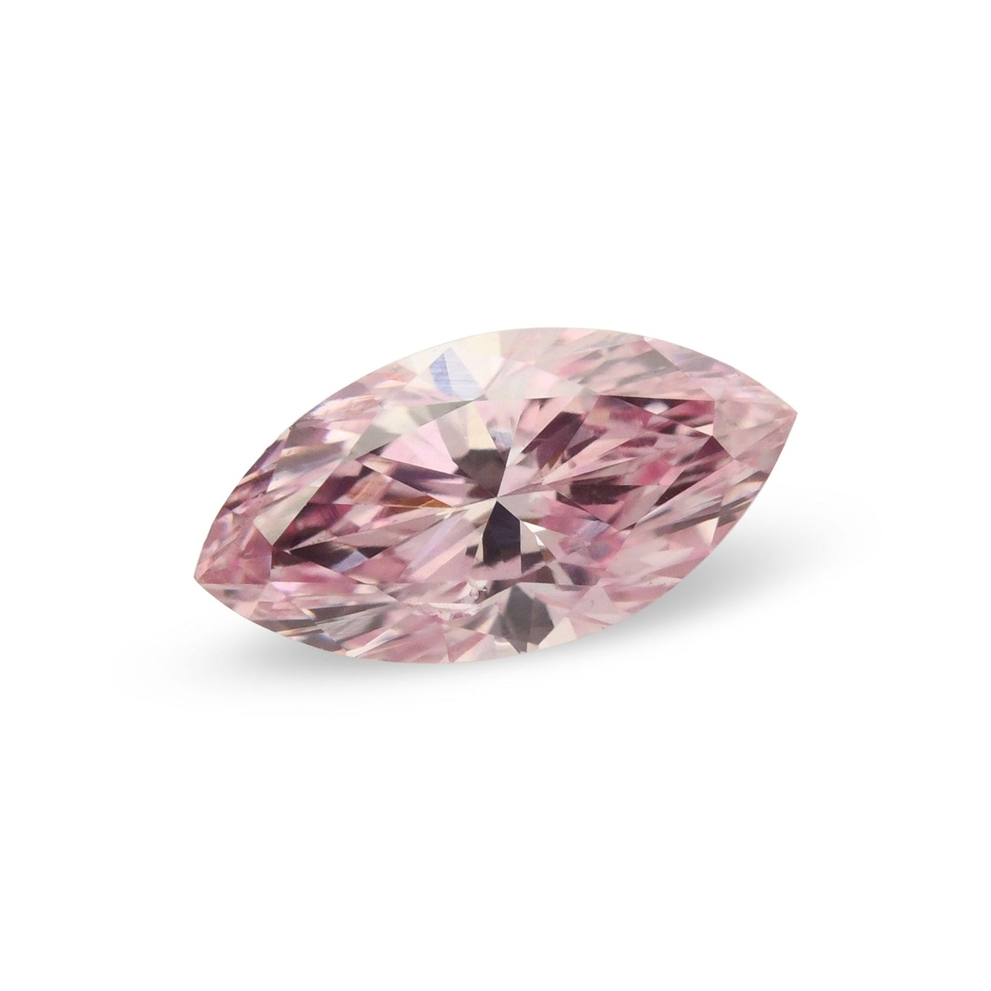 0,15 Karat Fancy Intense Purplish Pink Marquise Diamant SI2 GIA