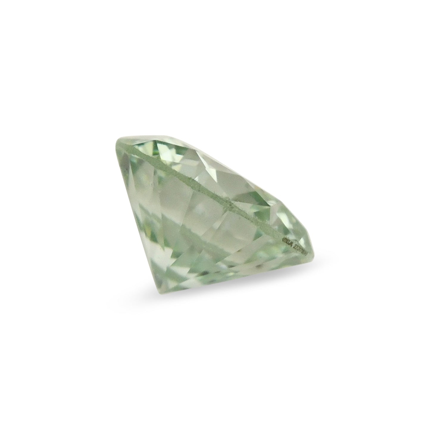 0,15 Karat Fancy Green Runder Diamant SI1 GIA