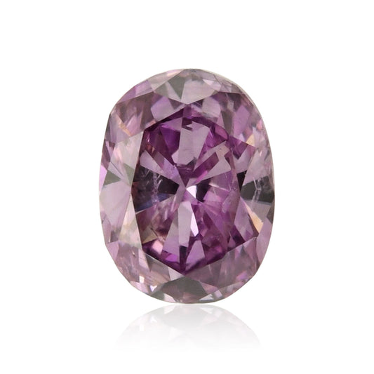 0,16 Karat Fancy Intense Pink Purple Ovaler Diamant (I1) GIA