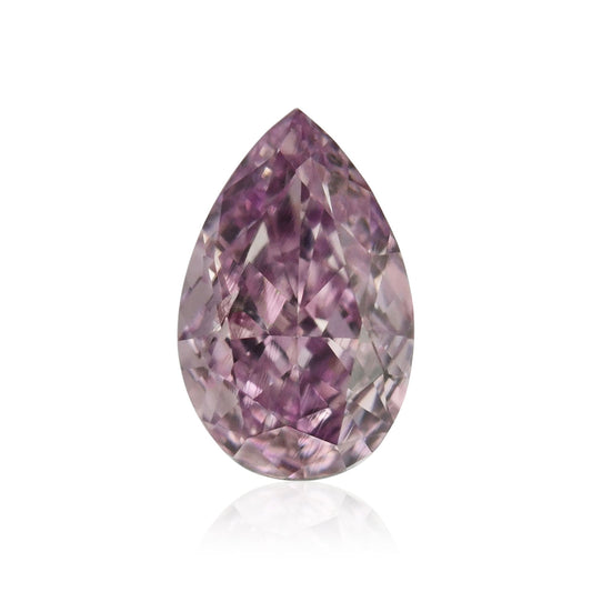 0,16 Karat Fancy Intense Purple Pink Birnenförmiger Diamant SI2 GIA