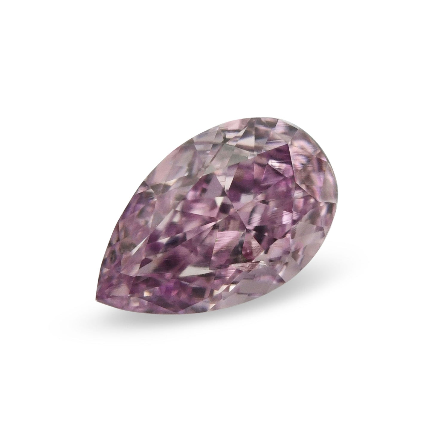 0,16 Karat Fancy Intense Purple Pink Birnenförmiger Diamant SI2 GIA